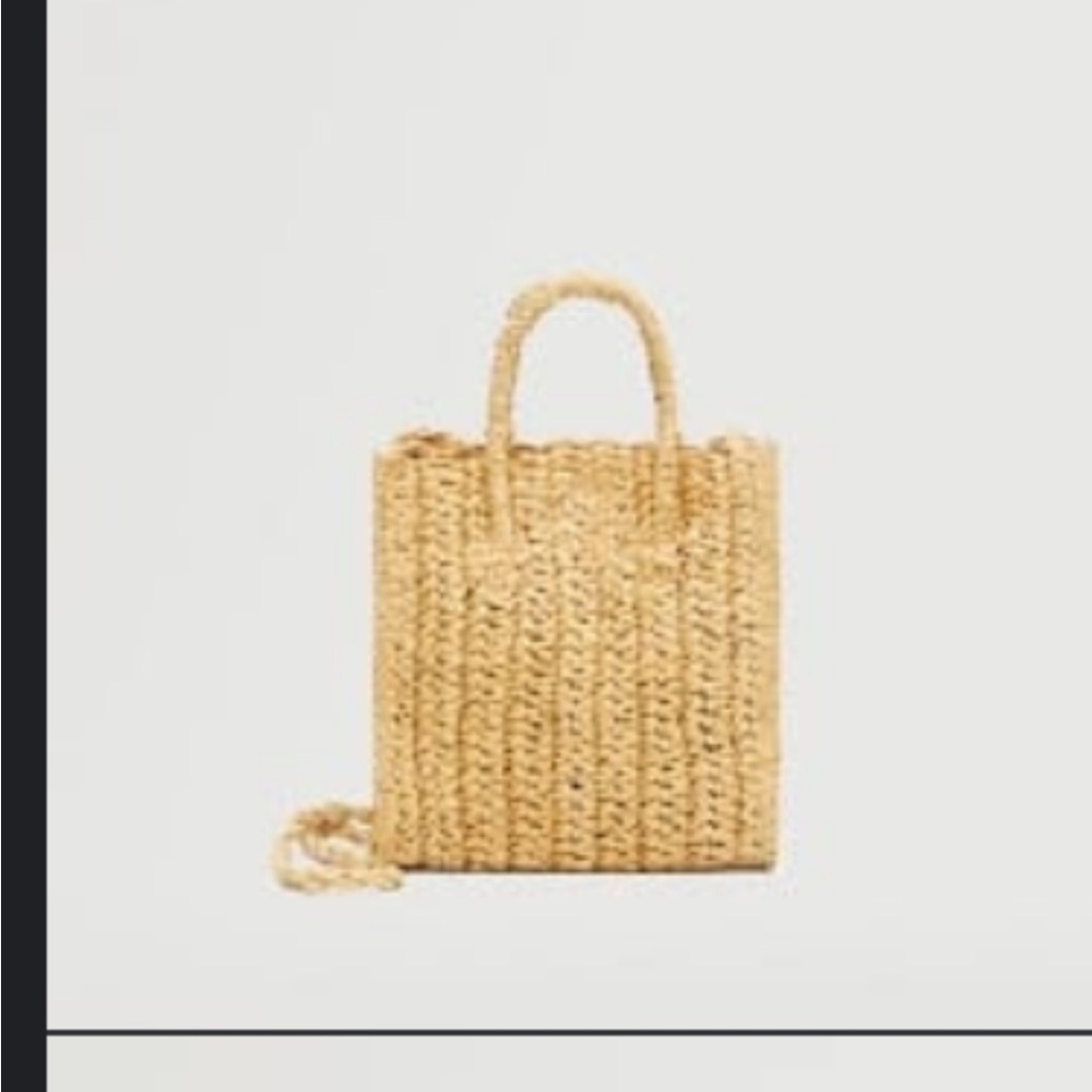 Mango woven mini bag